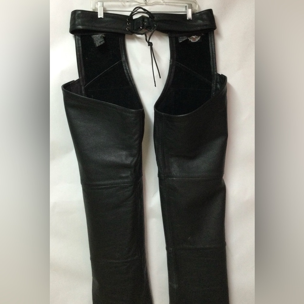 Harley-Davidson Leather Riding Chaps. Large - Picture 6 of 15